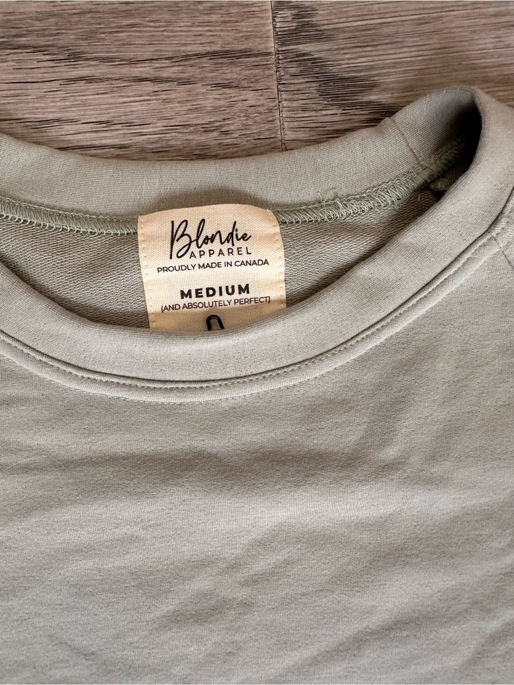 Women's Sage Green Crewneck Sweatshirt